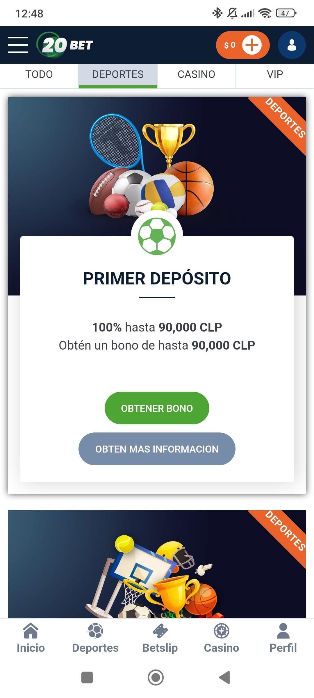 Promociones del Programa VIP