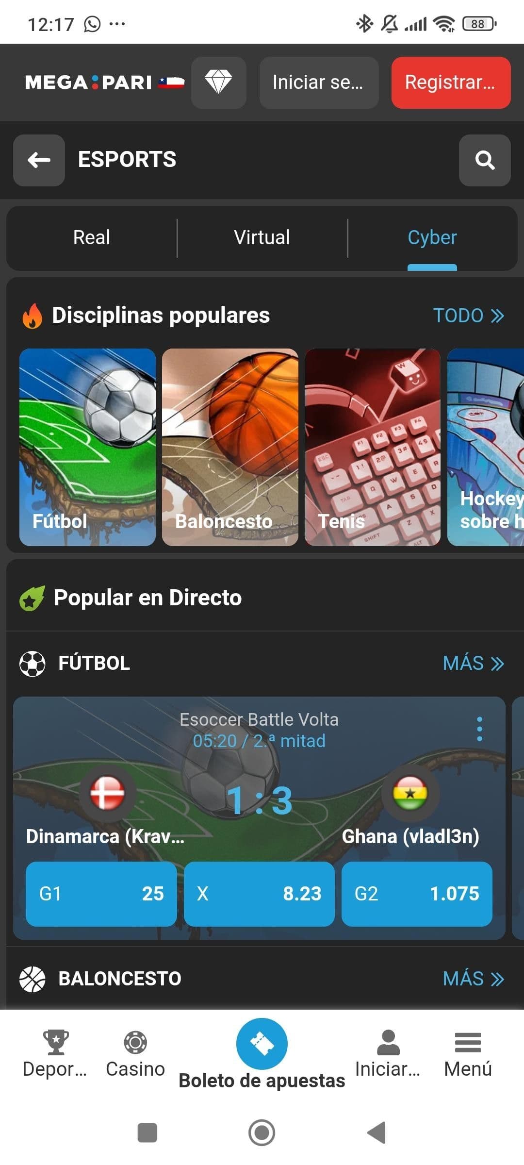 Reseña de las apuestas Megapari en eSports