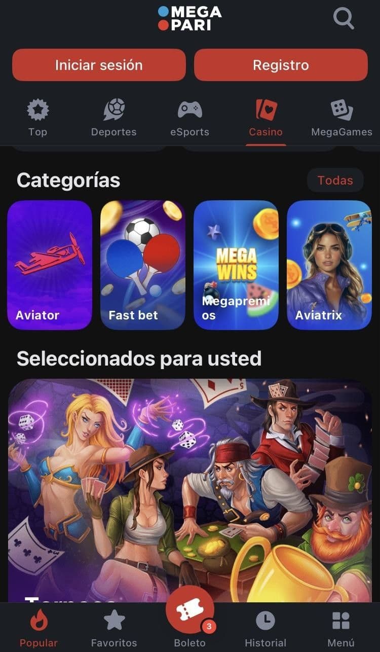 Reseña del Casino Megapari
