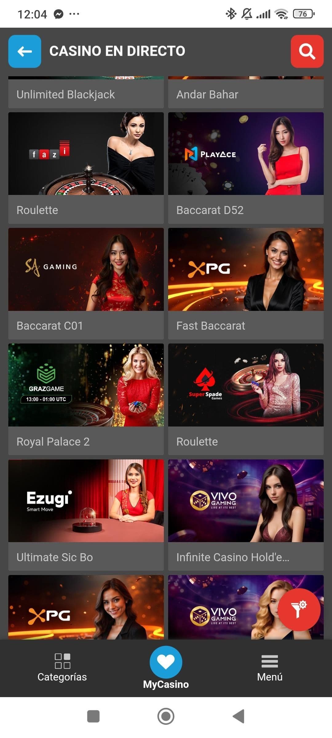 Reseña del Casino Megapari