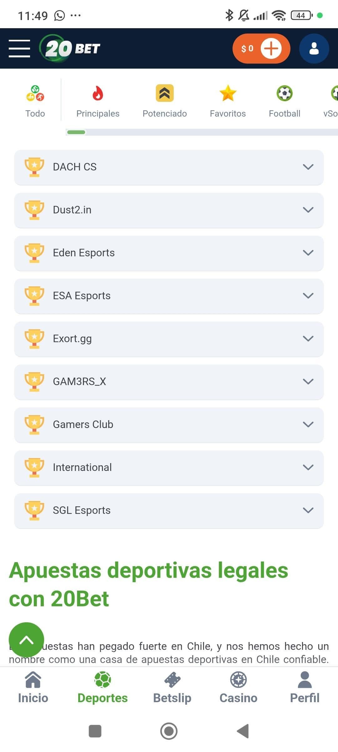 Torneos de eSports