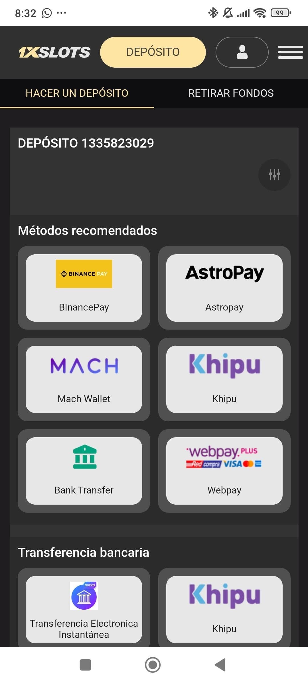 Ve al menú principal y haz clic en “Depositar”.jpg