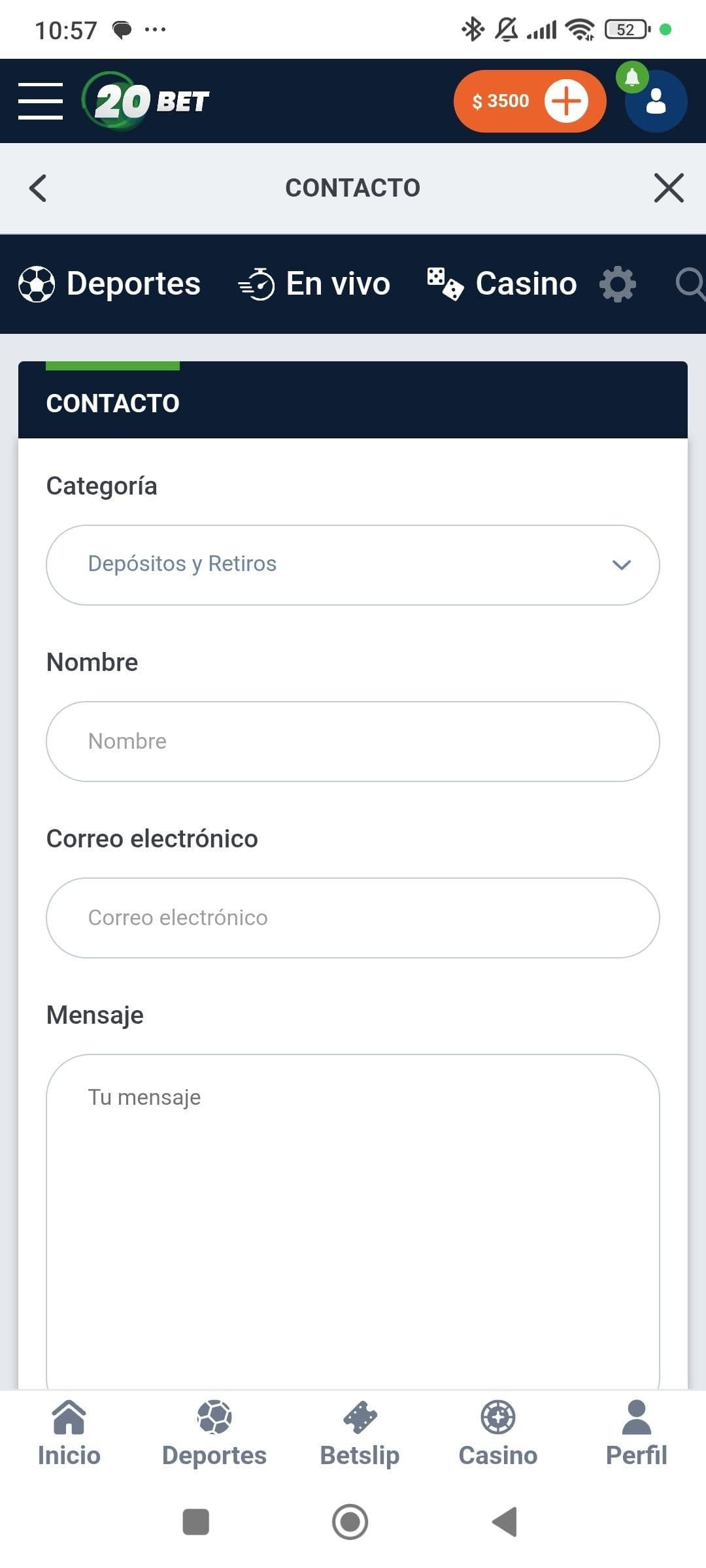 Desliza hasta abajo y encuentra la sección ‘Soporte’ o ‘Chat en línea’.jpg