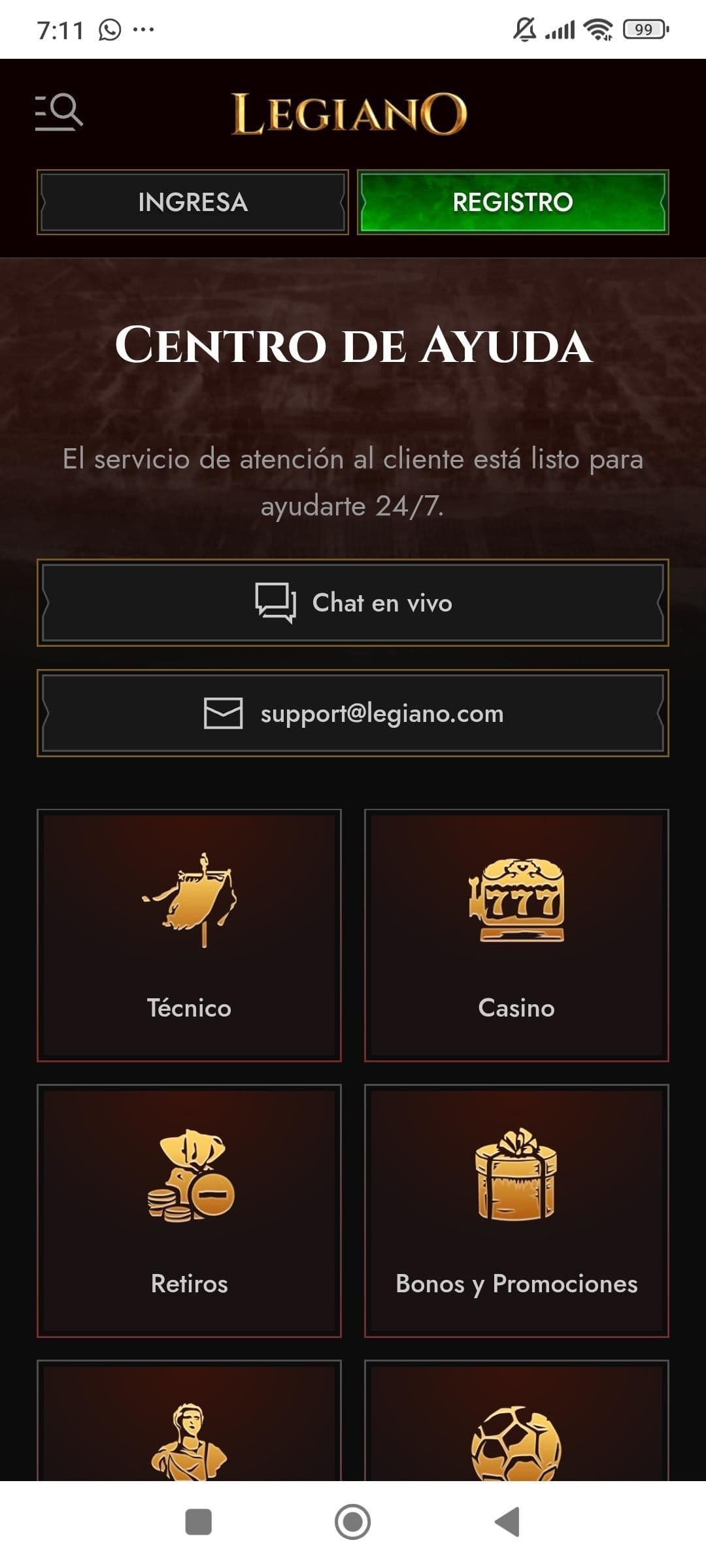 Escala la situación ante el Legiano soporte usando algún email especificado por el operador.jpg