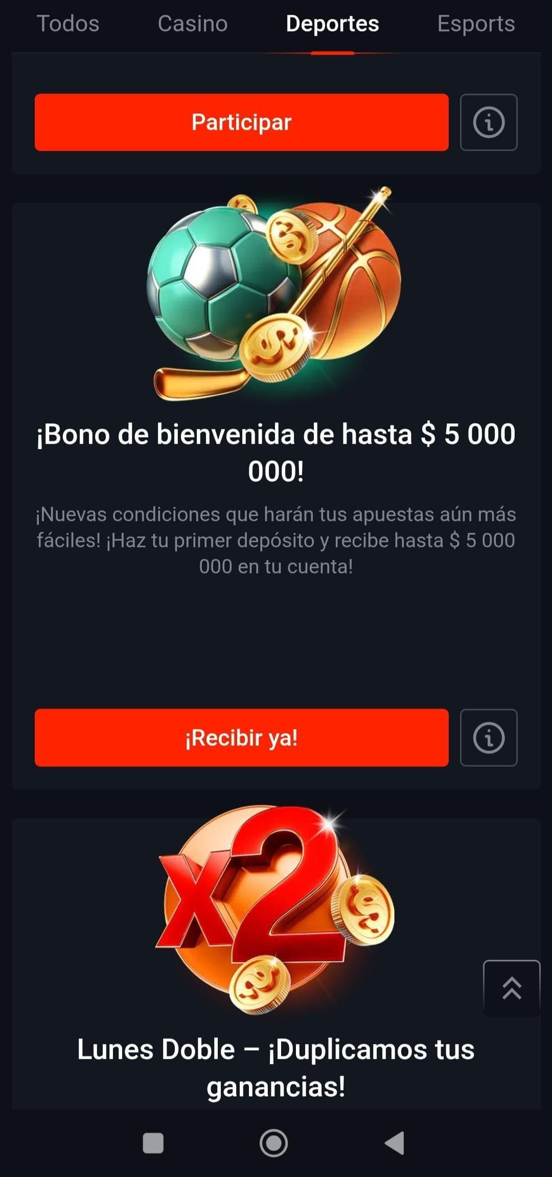 Hay un bono de bienvenida para deportes y casino en Pin-up.jpg