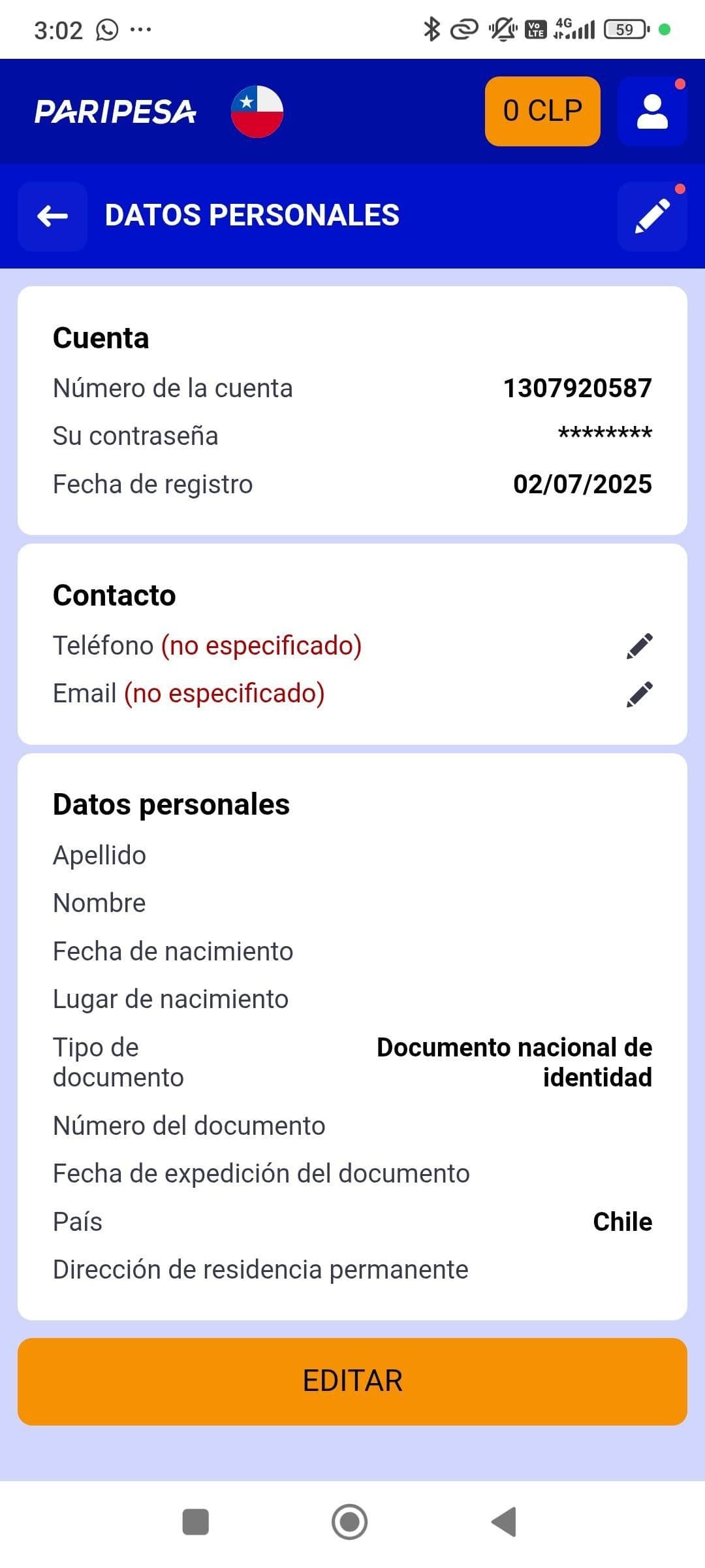 Si no lo haz hecho completa tu perfil y verifica la cuenta para tu primer retiro.jpg